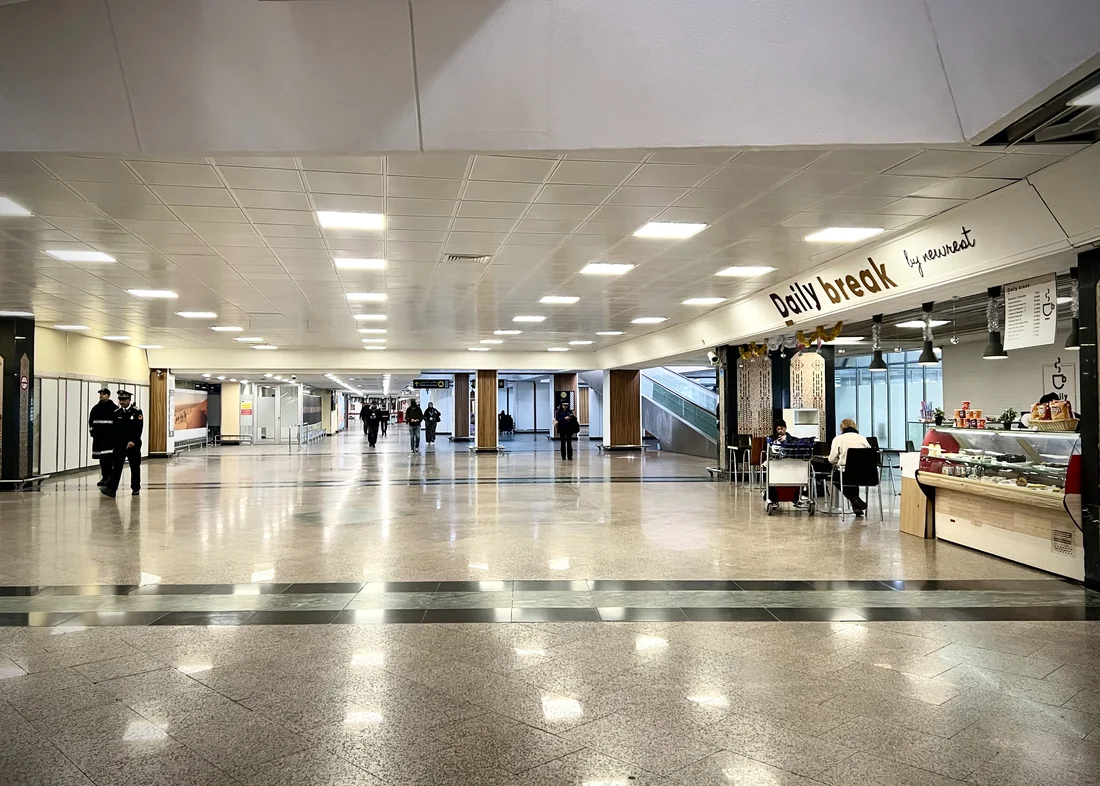 Intérieur de l’aéroport Mohammed V de Casablanca