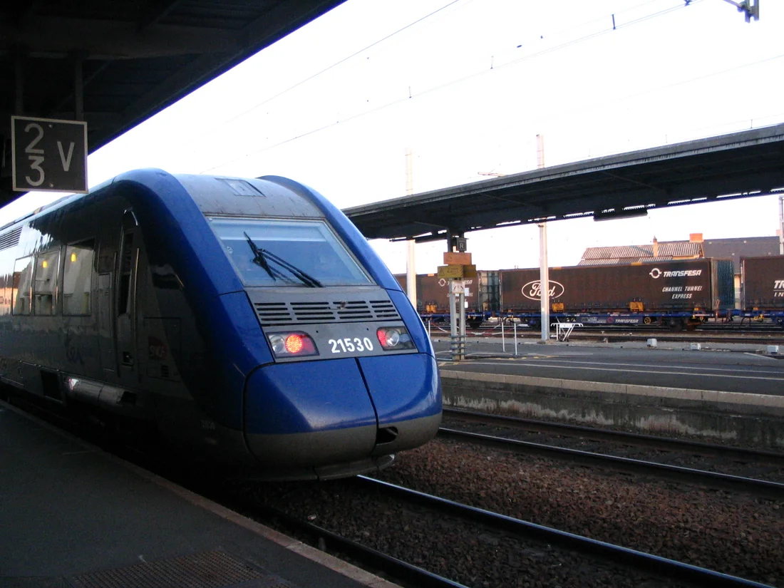 La gare de Châteauroux, photographie de jour