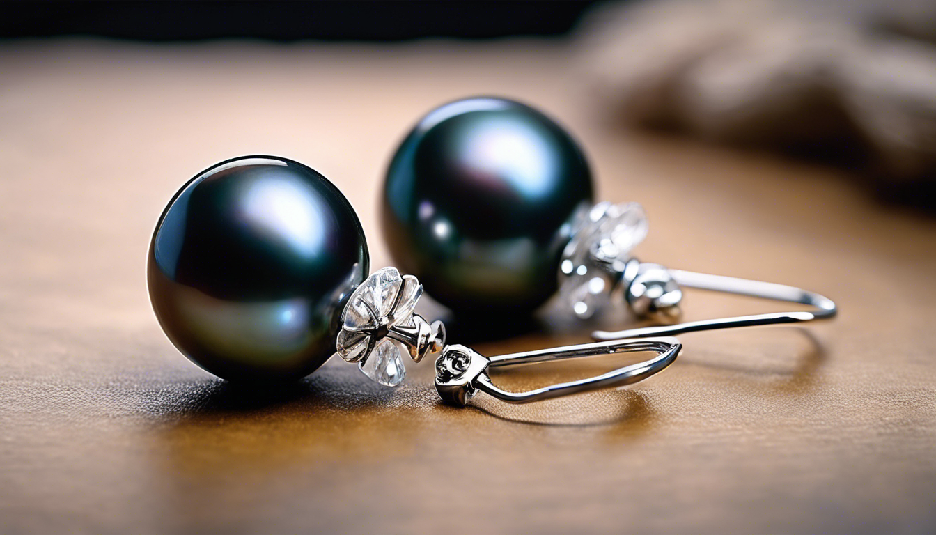 découvrez nos magnifiques boucles d'oreilles ornées de perles noires de tahiti, symboles d'élégance et de raffinement. retrouvez tout le charme de l'océan pacifique dans ces bijoux uniques et précieux.