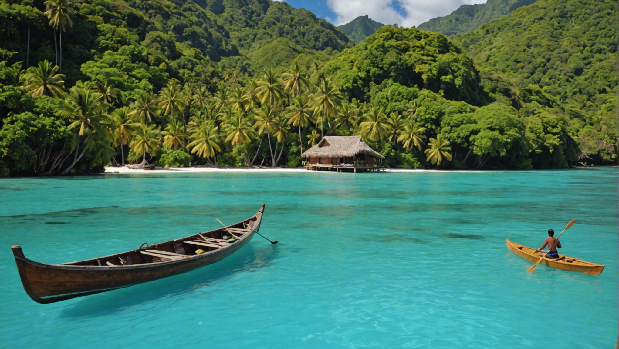 découvrez tahiti à travers une balade en pirogue dans son lagon et vivez une expérience inoubliable au cœur de la polynésie française.