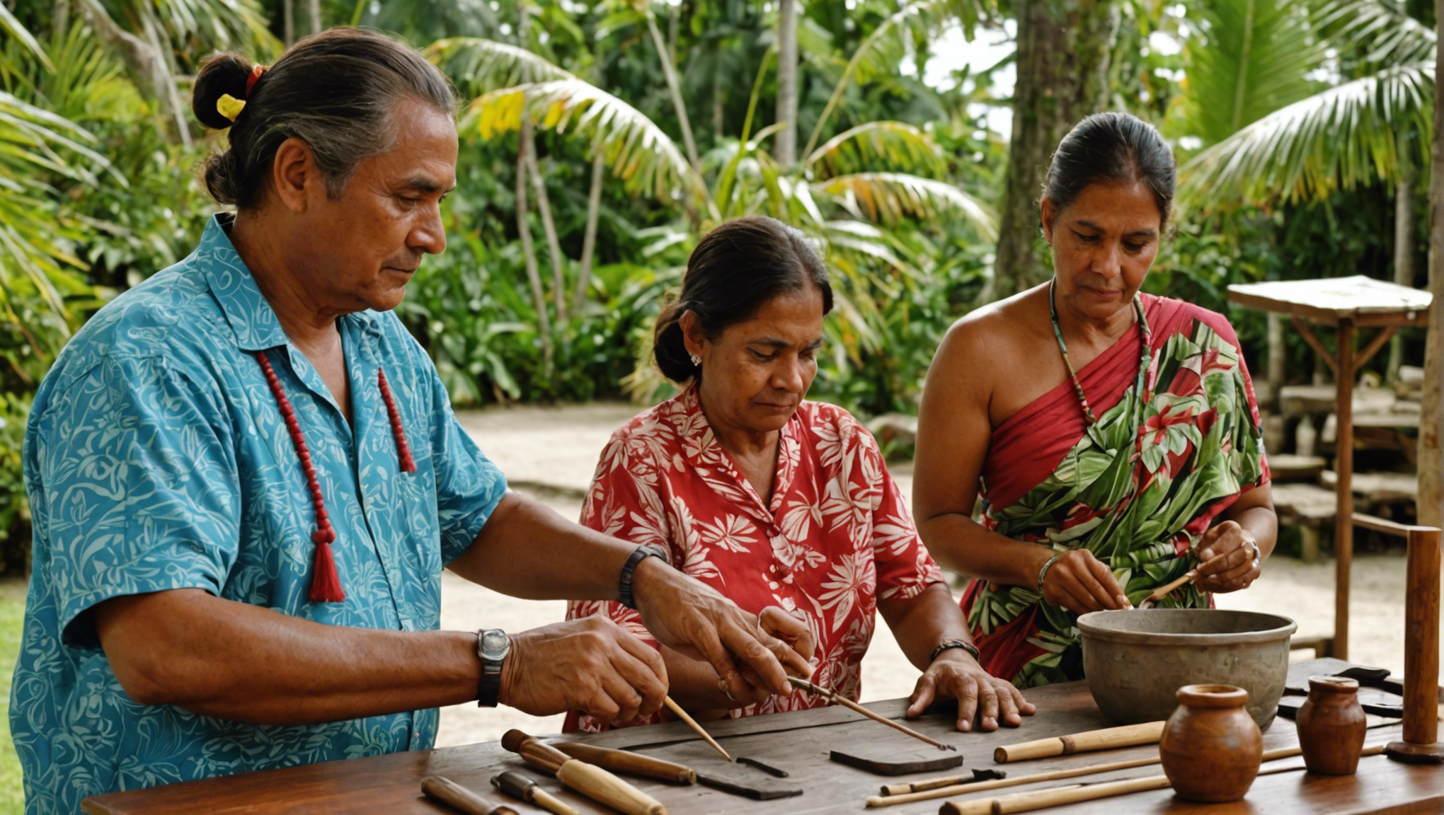 découvrez les trésors artistiques de l'artisanat polynésien de tahiti, un patrimoine riche en culture et en savoir-faire unique au monde.