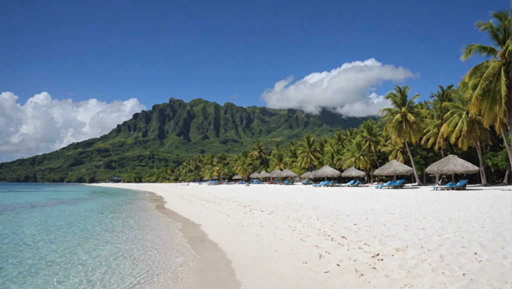 découvrez les plages de sable blanc paradisiaques de tahiti, des endroits parfaits pour se détendre et profiter du farniente au soleil.